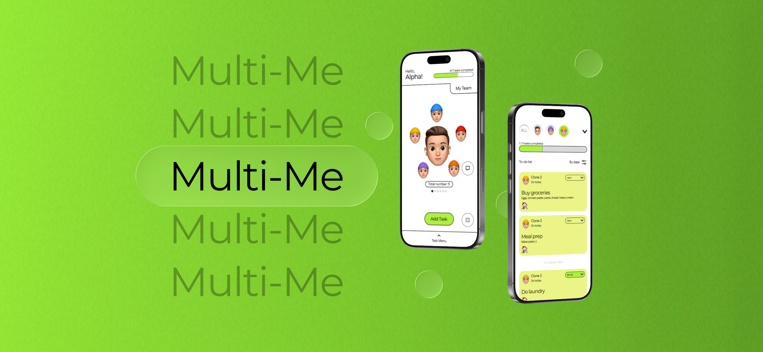 MultiMe cover showing mobile product screens