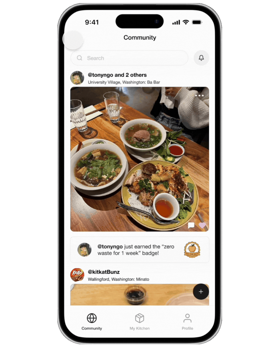 Nomo community interaction flow